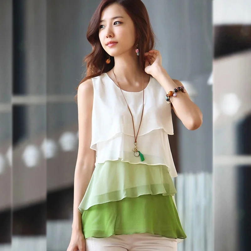 Summer Blouse Women Sleeveless Shirt Blusas Plus Size Womens tops and blouses woman 2019 Ladies Beautiful Chiffon Blouses Tops
Summer Blouse Women Sleeveless Shirt Blusas Plus Size Womens tops and blouses woman 2019 Ladies Beautiful Chiffon Blouses Tops