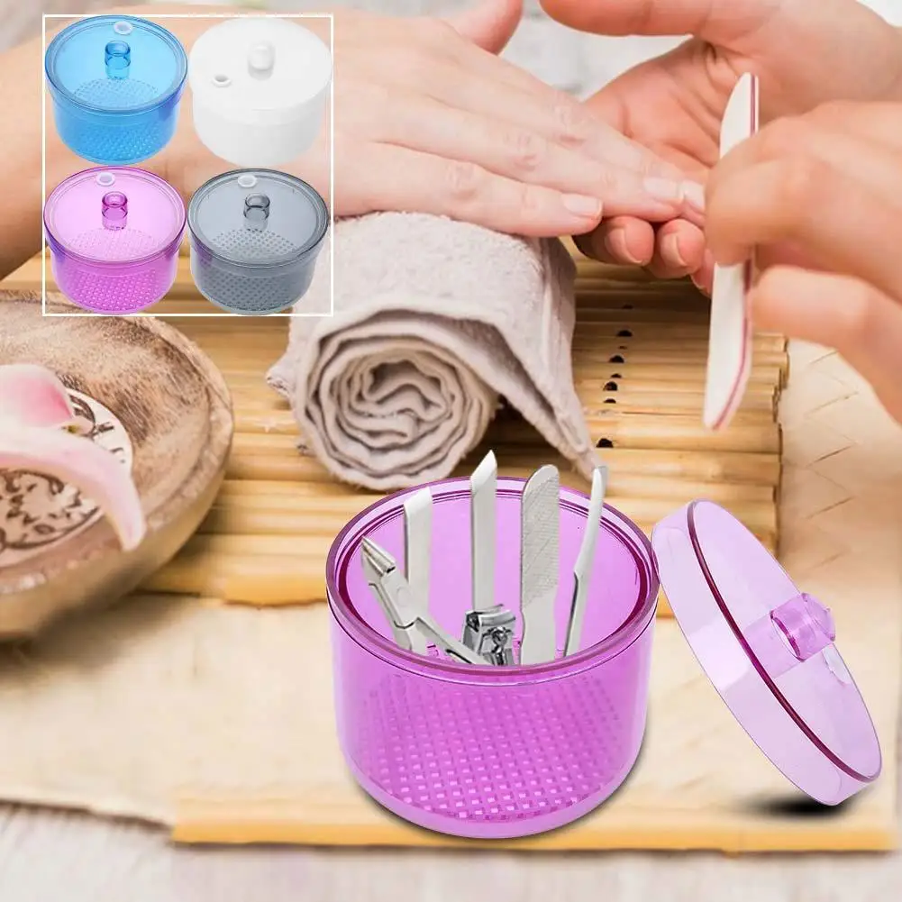 Round Nail Tweezers Grinding Head Tool Sterilizer Disinfection Container Box Durable Nails Accessoires Professional Salon
Round Nail Tweezers Grinding Head Tool Sterilizer Disinfection Container Box Durable Nails Accessoires Professional Salon