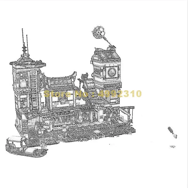 3979pcs ninja building the city docks 13 figures building blocks 70657 Bricks Toy
3979pcs ninja building the city docks 13 figures building blocks 70657 Bricks Toy