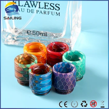 Sailing Snake Skin Pattern Epoxy Resin 810 Drip Tips for TFV8 Tornado Griffin 25 Atomizer Electronic Cigarette
Sailing Snake Skin Pattern Epoxy Resin 810 Drip Tips for TFV8 Tornado Griffin 25 Atomizer Electronic Cigarette