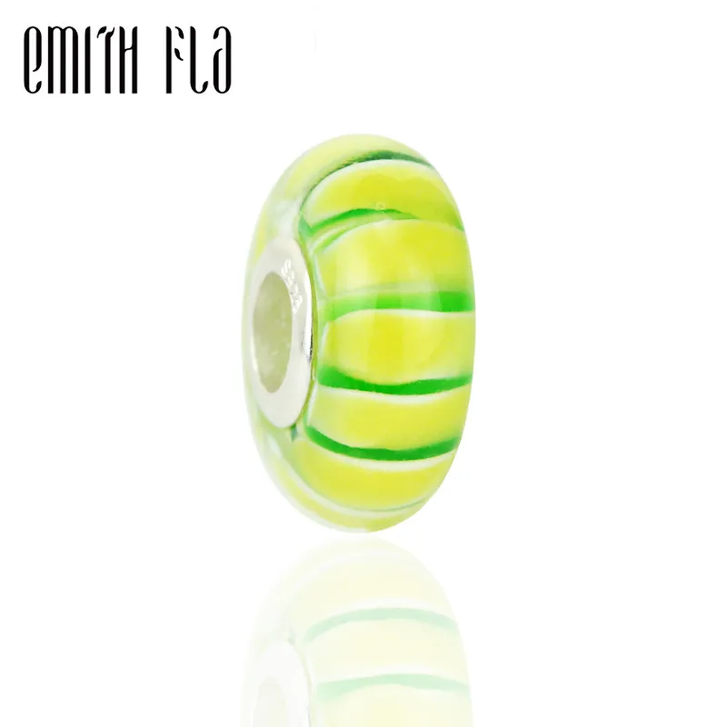 Authentic 925 Sterling Silver 3D Lemon Stripes Murano Glass Beads Charms DIY Fit For European Original Bracelets & Necklace DIY
Authentic 925 Sterling Silver 3D Lemon Stripes Murano Glass Beads Charms DIY Fit For European Original Bracelets & Necklace DIY
