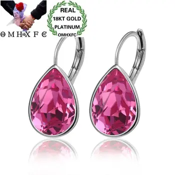 OMHXFC Wholesale European Fashion Woman Girl Party Birthday Wedding Gift Water Drop Zircon 18KT White Gold Drop Earrings EH203
OMHXFC Wholesale European Fashion Woman Girl Party Birthday Wedding Gift Water Drop Zircon 18KT White Gold Drop Earrings EH203