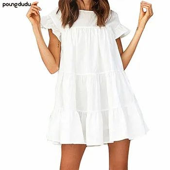Poungdudu maternity pregnant women dress small fresh stitching cotton and linen white short-sleeved dress female pregnant dress
Poungdudu maternity pregnant women dress small fresh stitching cotton and linen white short-sleeved dress female pregnant dress