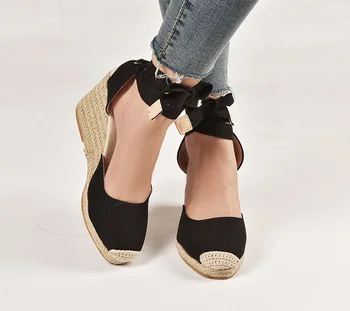 Women's Espadrille Ankle Strap Sandals Comfortable Slippers Ladies Womens Casual Shoes Breathable Flax Hemp Canvas Pumps
Women's Espadrille Ankle Strap Sandals Comfortable Slippers Ladies Womens Casual Shoes Breathable Flax Hemp Canvas Pumps