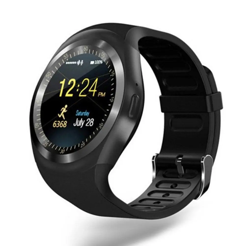 Y1 Smart Watch Touch Screen Sleep Monitor Calories Pedometer Tracker Micro SIM Bluetooth Smart Wrist Watch for iOS Android
Y1 Smart Watch Touch Screen Sleep Monitor Calories Pedometer Tracker Micro SIM Bluetooth Smart Wrist Watch for iOS Android