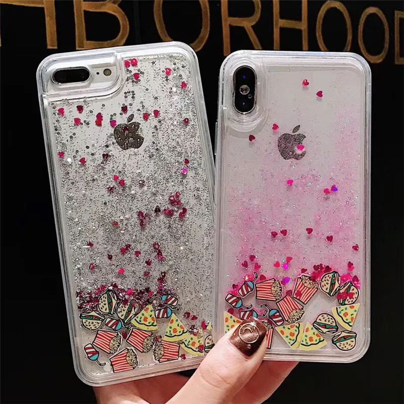 Bling Glitter Cute hamburger Pizza Phone Case For iPhone 6 6S Plus 7 Flowing Liquid Back Cover For iPhone X 6 6S 7 8 plus case
Bling Glitter Cute hamburger Pizza Phone Case For iPhone 6 6S Plus 7 Flowing Liquid Back Cover For iPhone X 6 6S 7 8 plus case