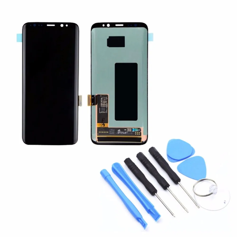 LCD Display Touch Screen Digitizer Assembly without Frame Mobile Phone Replacement Parts For Samsung S8 G950F/G950AVTP
LCD Display Touch Screen Digitizer Assembly without Frame Mobile Phone Replacement Parts For Samsung S8 G950F/G950AVTP