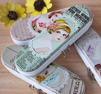 1pcs/lot New Vintage Princess Alisa series Zipper Tin pencil case Pencil box retail
1pcs/lot New Vintage Princess Alisa series Zipper Tin pencil case Pencil box retail