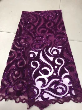 High-end fashionable Nigerian Laces Fabrics High Quality African handcut Sequins Laces Fabric Wedding French Tulle Lace Purple
High-end fashionable Nigerian Laces Fabrics High Quality African handcut Sequins Laces Fabric Wedding French Tulle Lace Purple