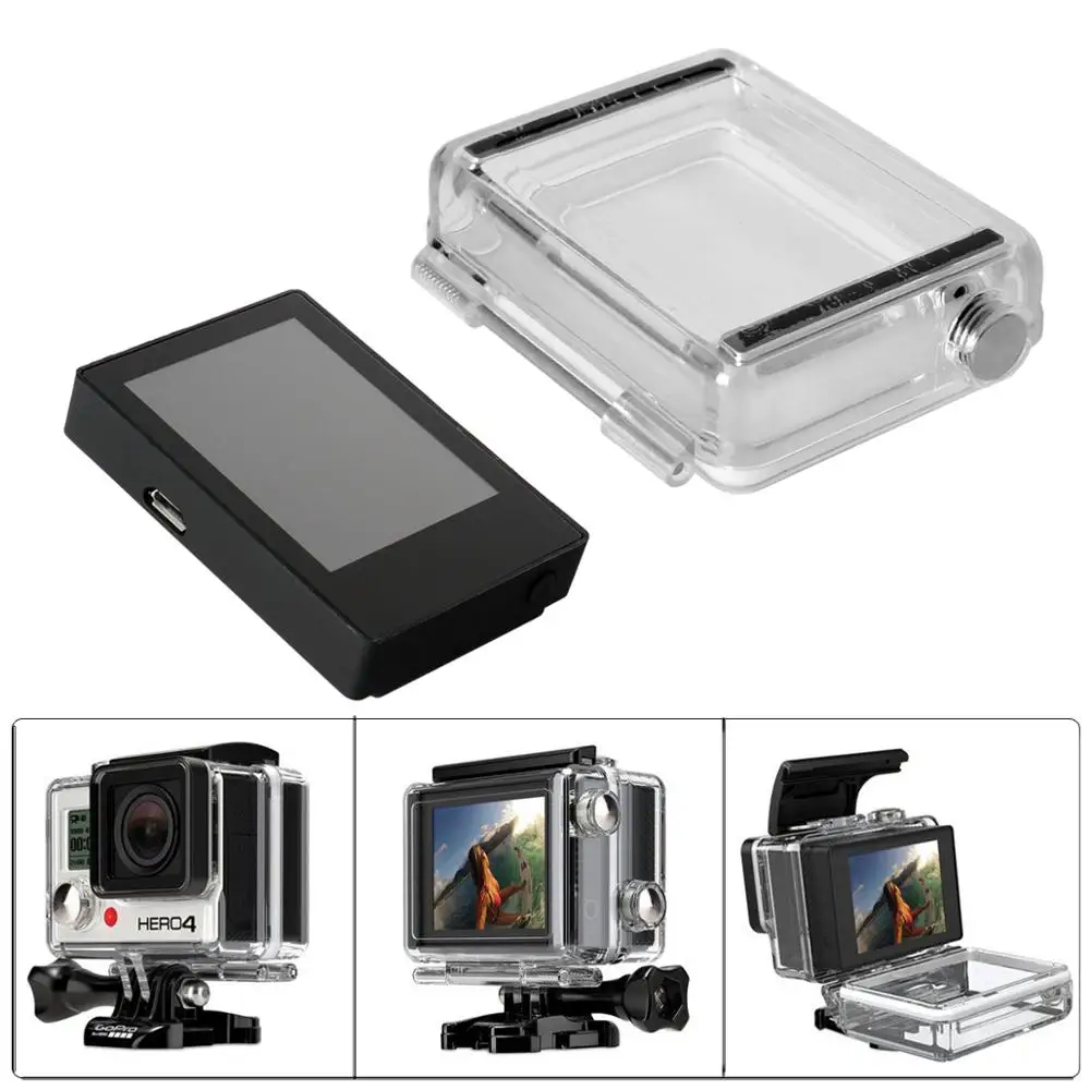 For GoPro BacPac Lcd Display Monitor For Gopro Hero 3+4 Bacpac Lcd Screen+Back Door Case Waterproof Housing Cover Accessories
For GoPro BacPac Lcd Display Monitor For Gopro Hero 3+4 Bacpac Lcd Screen+Back Door Case Waterproof Housing Cover Accessories