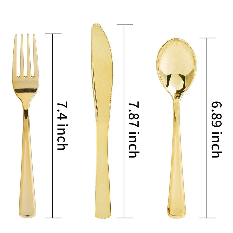 6Sets/18pcs Gold Rose Disposable Cutlery Plastic Party Tableware Fork Knife Spoon Dinnerware For Wedding Birthday Bady Shower
6Sets/18pcs Gold Rose Disposable Cutlery Plastic Party Tableware Fork Knife Spoon Dinnerware For Wedding Birthday Bady Shower
