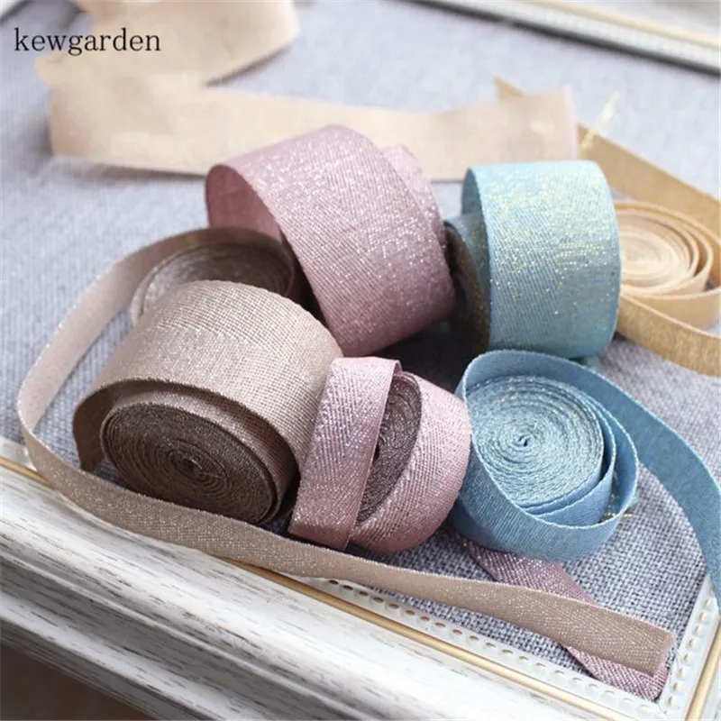 Kewgarden Handmade Tape 10mm 1" 3/8" Gold Wire Matte texture Satin Ribbons DIY Bowknot Ribbon Packing Riband 5 Meters
Kewgarden Handmade Tape 10mm 1" 3/8" Gold Wire Matte texture Satin Ribbons DIY Bowknot Ribbon Packing Riband 5 Meters