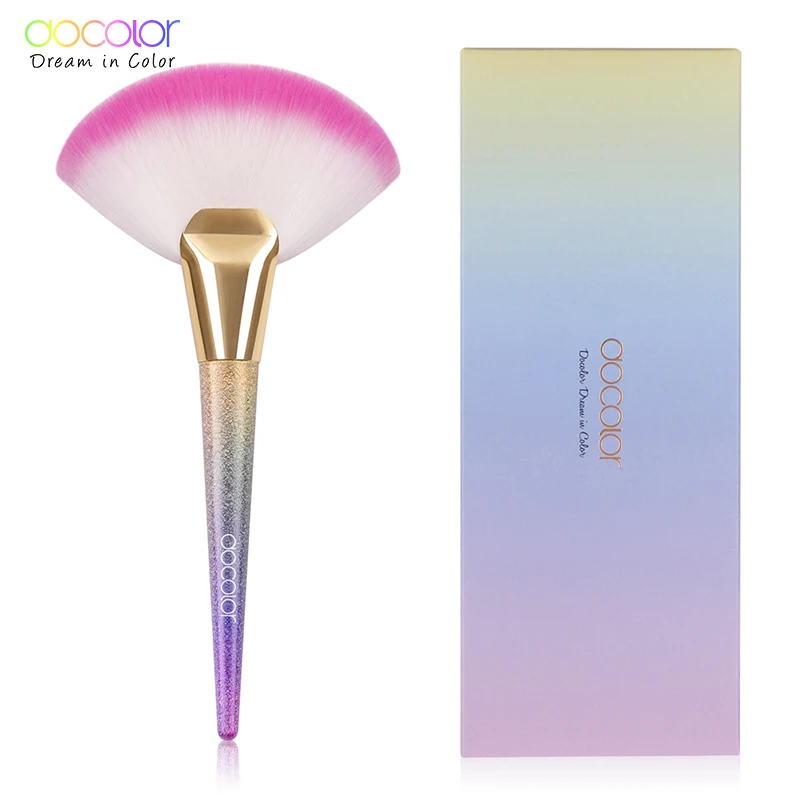 Docolor Professional 1pc Soft Makeup Large Fan Brush Blush Powder Foundation Make Up Tool Big Fan Cosmetics Brushes Free Ship
Docolor Professional 1pc Soft Makeup Large Fan Brush Blush Powder Foundation Make Up Tool Big Fan Cosmetics Brushes Free Ship