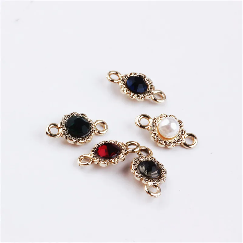 Free Shipping 20PCs 50PCs Round Crystal Rhinestone Paved Gold Color Alloy Charm Connector Fit Fashion Ornament Bracelet Earring
Free Shipping 20PCs 50PCs Round Crystal Rhinestone Paved Gold Color Alloy Charm Connector Fit Fashion Ornament Bracelet Earring