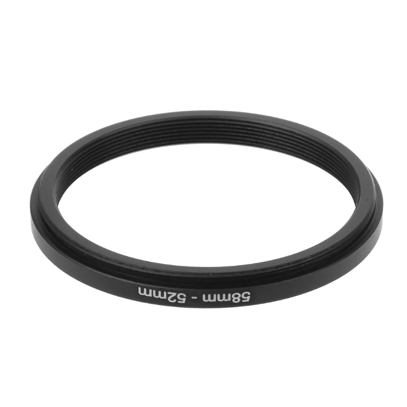 58mm To 52mm Metal Step Down Rings Lens Adapter Filter Camera Tool Accessory New