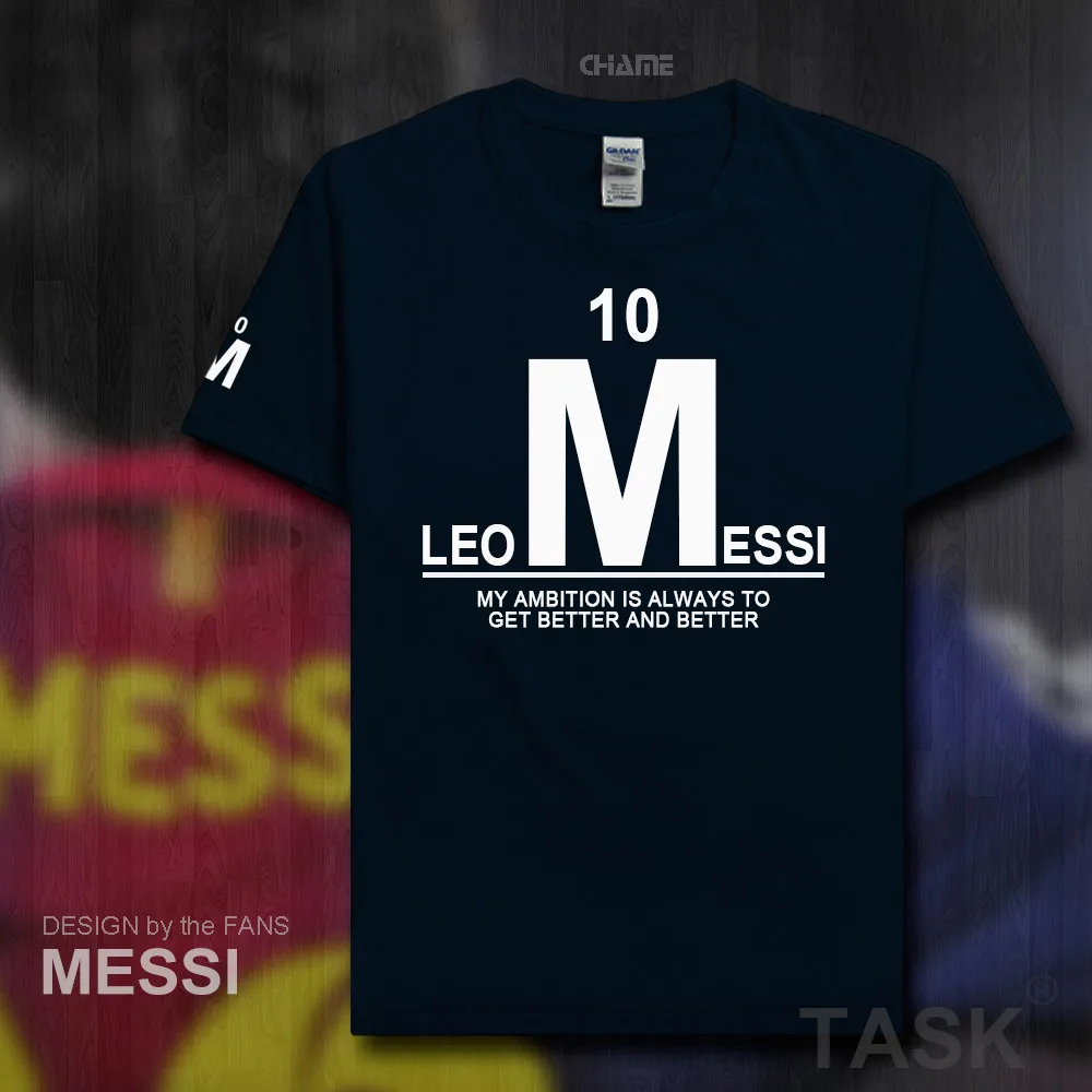 

brand cotton Barcelona Lionel Messi Leo Men t-shirt tops Man casual t shirts Plus Size new fashion 2017 Argentina footballer M10