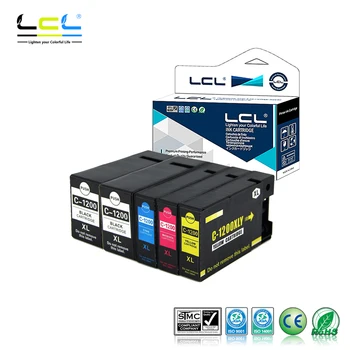 LCL PGI-1200 PGI-1200XL PGI-1200XLBK PGI1200 (5-Pack) Ink Cartridge Compatible for Canon MAXIFY MB2020/MB2320
LCL PGI-1200 PGI-1200XL PGI-1200XLBK PGI1200 (5-Pack) Ink Cartridge Compatible for Canon MAXIFY MB2020/MB2320