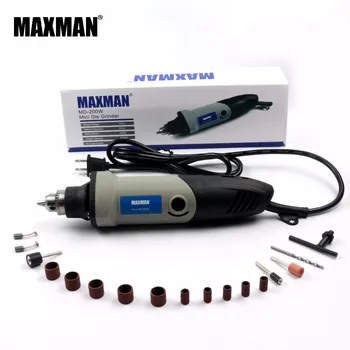 110V American Standard Plug MAXMAN Electric Mini Die Grinder Variable Speed Rotary Tool Multifunctional DIY Multi Power Tools
110V American Standard Plug MAXMAN Electric Mini Die Grinder Variable Speed Rotary Tool Multifunctional DIY Multi Power Tools