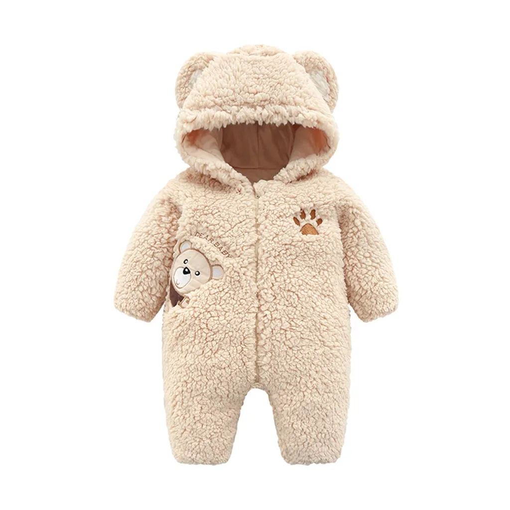 Newborn Baby Boys Girls Keep Warm Zipper Cartoon Hooded Romper Jumpsuit Wholesale&Dropshipping Vestito per bambini#30
Newborn Baby Boys Girls Keep Warm Zipper Cartoon Hooded Romper Jumpsuit Wholesale&Dropshipping Vestito per bambini#30