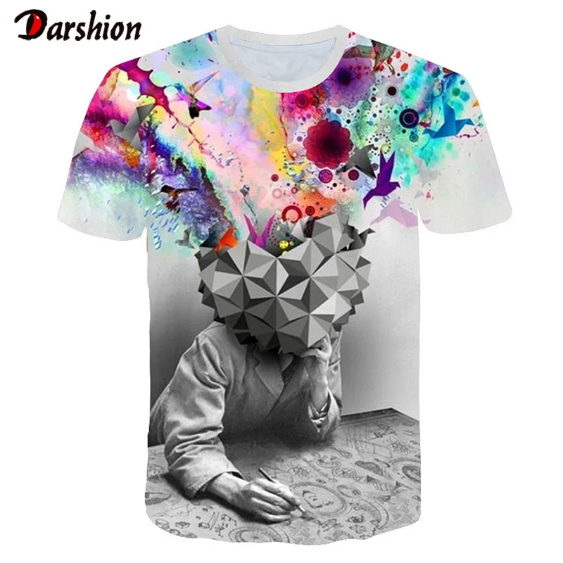 New 3D T-shirt Men Prints Weird Pattern/ Lion/Water drop T shirt Harajuku Modis tshirt Short Sleeve o-neck t-shirt
New 3D T-shirt Men Prints Weird Pattern/ Lion/Water drop T shirt Harajuku Modis tshirt Short Sleeve o-neck t-shirt