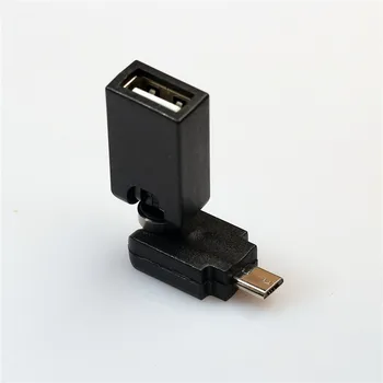 Flexible Swivel Twist Angle 360 Degree Rotating USB 2.0 A Female to Micro Male Adapter/OTG Connector
Flexible Swivel Twist Angle 360 Degree Rotating USB 2.0 A Female to Micro Male Adapter/OTG Connector