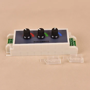 RGB Dimmer Stepless Adjustable Switch LED Strip Lights Controller DC 12-24V Three way switch
RGB Dimmer Stepless Adjustable Switch LED Strip Lights Controller DC 12-24V Three way switch