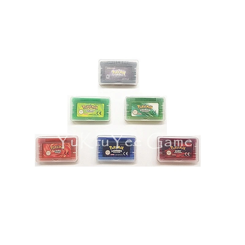 PokemonSeries Spanish Language Video Game Cartridge Console Card for 32 Bit Handheld Player Console System
PokemonSeries Spanish Language Video Game Cartridge Console Card for 32 Bit Handheld Player Console System