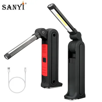 Foldable Flashlight 4 Modes COB LED Torch Magnetic Work Light Inspection Lamp USB Charging Floodlight Energy Saving Worklight
Foldable Flashlight 4 Modes COB LED Torch Magnetic Work Light Inspection Lamp USB Charging Floodlight Energy Saving Worklight