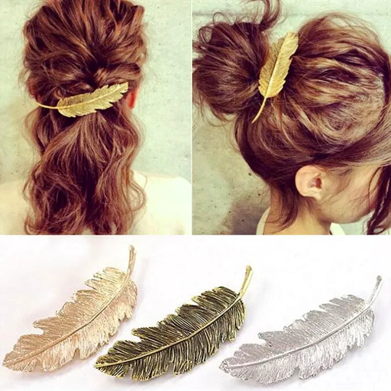 Timlee H010 Free Shipping Popular Retro Textured Leaf Feather Alloy Hair Clip Bobby Pin Girls Hair Accessary Wholesale
Timlee H010 Free Shipping Popular Retro Textured Leaf Feather Alloy Hair Clip Bobby Pin Girls Hair Accessary Wholesale