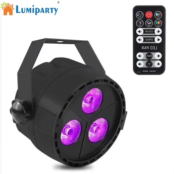 LumiParty 3 LED Par Lights RGB Colorful Multi Lighting Modes Stage Lights Flexible Remote Control DMX Control Disco Lights
LumiParty 3 LED Par Lights RGB Colorful Multi Lighting Modes Stage Lights Flexible Remote Control DMX Control Disco Lights