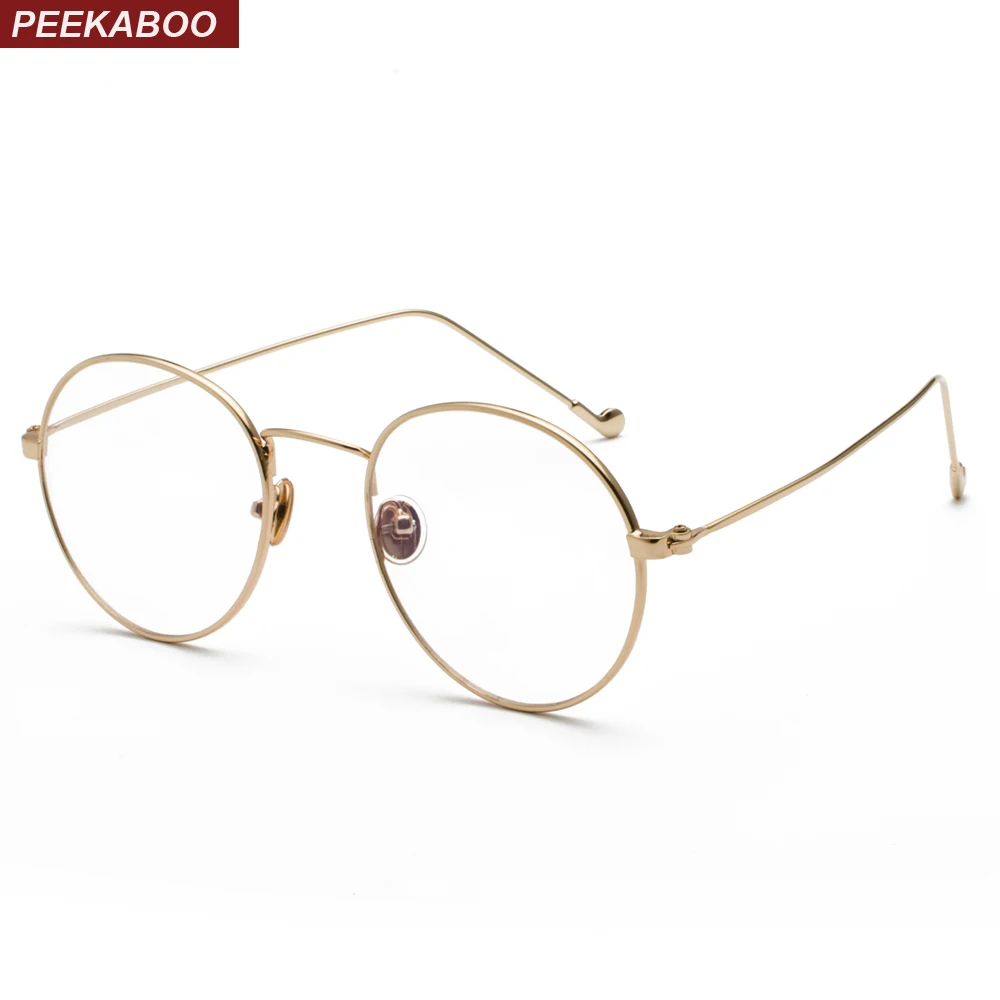 Peekaboo anti blue light glasses for computer men metal frame gold retro round frames eyeglasses for women optical
Peekaboo anti blue light glasses for computer men metal frame gold retro round frames eyeglasses for women optical