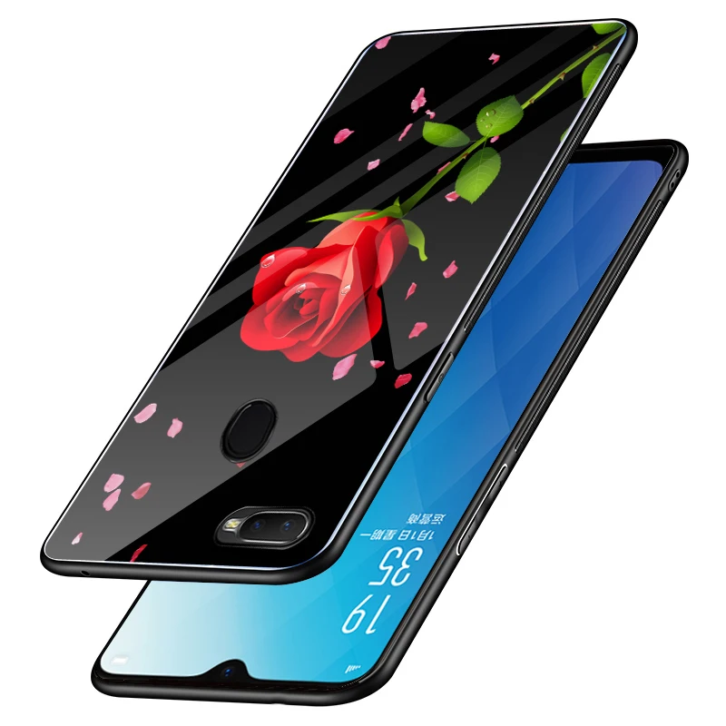 Tempered Glass Phone Case for OPPO F9 F5 F1S flowers Butterfly girl Cover Case for OPPO A3s A3 A83 A79 A57 Luxury Case Coque
Tempered Glass Phone Case for OPPO F9 F5 F1S flowers Butterfly girl Cover Case for OPPO A3s A3 A83 A79 A57 Luxury Case Coque