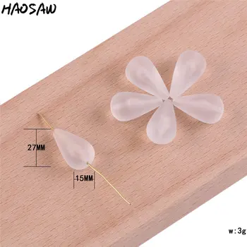 Matte Beads 27*15MM 100Pcs/Lot Large Delicate Pendant Water Drop Acrylic Beads Creative For Girls DIY Jewelry Necklace Making
Matte Beads 27*15MM 100Pcs/Lot Large Delicate Pendant Water Drop Acrylic Beads Creative For Girls DIY Jewelry Necklace Making