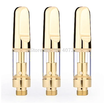 100pcs/lots Gold Ceramic CBD Atomizer tank 0.5ml 1.0ml Cartridges 510 tank Oil cell vape tank for cbd Preheat battery vaporizer
100pcs/lots Gold Ceramic CBD Atomizer tank 0.5ml 1.0ml Cartridges 510 tank Oil cell vape tank for cbd Preheat battery vaporizer