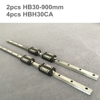 HGR 2 pcs linear guide HB30 900mm Linear rail and 4 pcs HBH30CA linear bearing blocks for CNC parts
HGR 2 pcs linear guide HB30 900mm Linear rail and 4 pcs HBH30CA linear bearing blocks for CNC parts