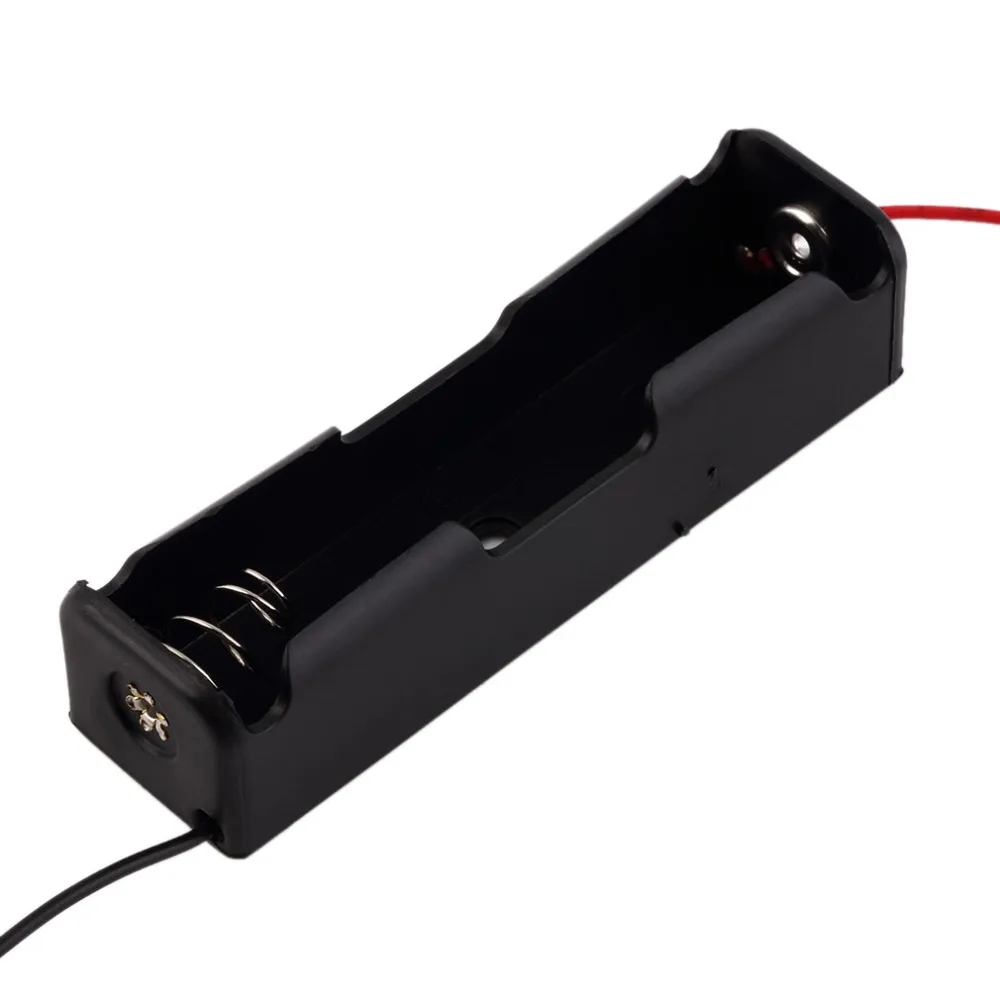New Plastic 18650 Battery Case Holder Storage Box with Wire Leads for 18650 Batteries 3.7V Black Wholesale
New Plastic 18650 Battery Case Holder Storage Box with Wire Leads for 18650 Batteries 3.7V Black Wholesale
