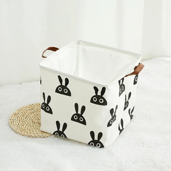 HONGRUI Foldable Laundry Basket Storage Bin Organizer 32*32*32CM Cotton & Linen Storage box Two Handles (Rabbit Pattern)
HONGRUI Foldable Laundry Basket Storage Bin Organizer 32*32*32CM Cotton & Linen Storage box Two Handles (Rabbit Pattern)