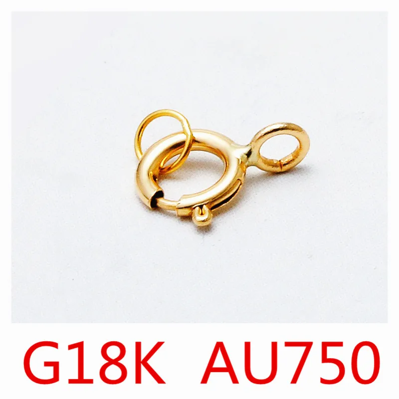 Jewelry Findings 18K Yellow Gold Spring Ring Clasp Connecter Link Jewelry For Necklace Bracelet 18KGF Stamped Tag
Jewelry Findings 18K Yellow Gold Spring Ring Clasp Connecter Link Jewelry For Necklace Bracelet 18KGF Stamped Tag