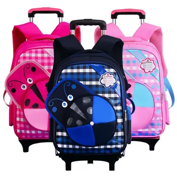 caps Wheeled school bags High quality waterproof nylon school backpack Children travel trolley bag mochila escolar
caps Wheeled school bags High quality waterproof nylon school backpack Children travel trolley bag mochila escolar
