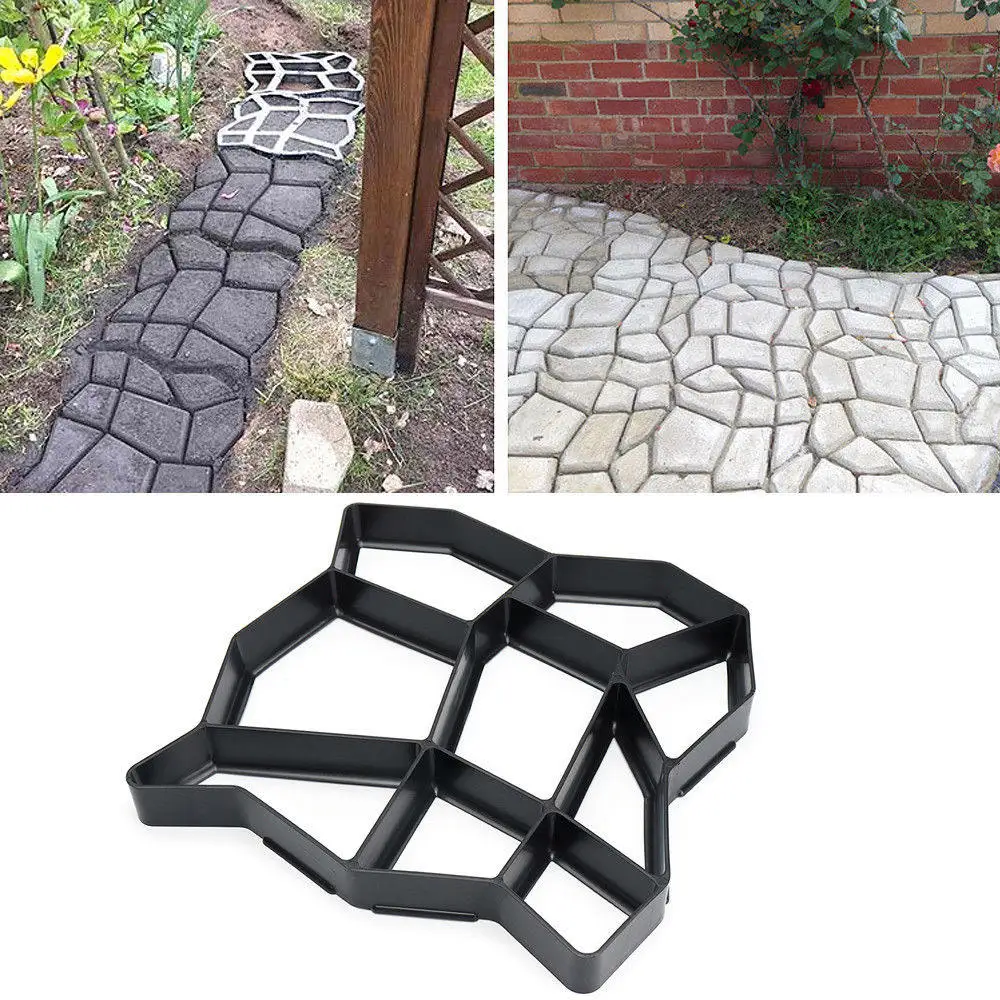 DIY Plastic Path Maker Mold Manually Paving Cement Brick Molds Garden Stone Road Concrete Molds Pavement For Garden Home
DIY Plastic Path Maker Mold Manually Paving Cement Brick Molds Garden Stone Road Concrete Molds Pavement For Garden Home