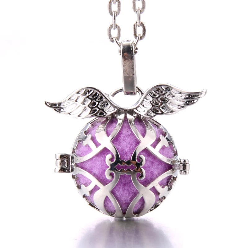 Aromatherapy Essential Oil Locket Angel wings Cage Ball Box Essential Oil Diffuser Locket Pendants For Making Jewelry DIY
Aromatherapy Essential Oil Locket Angel wings Cage Ball Box Essential Oil Diffuser Locket Pendants For Making Jewelry DIY