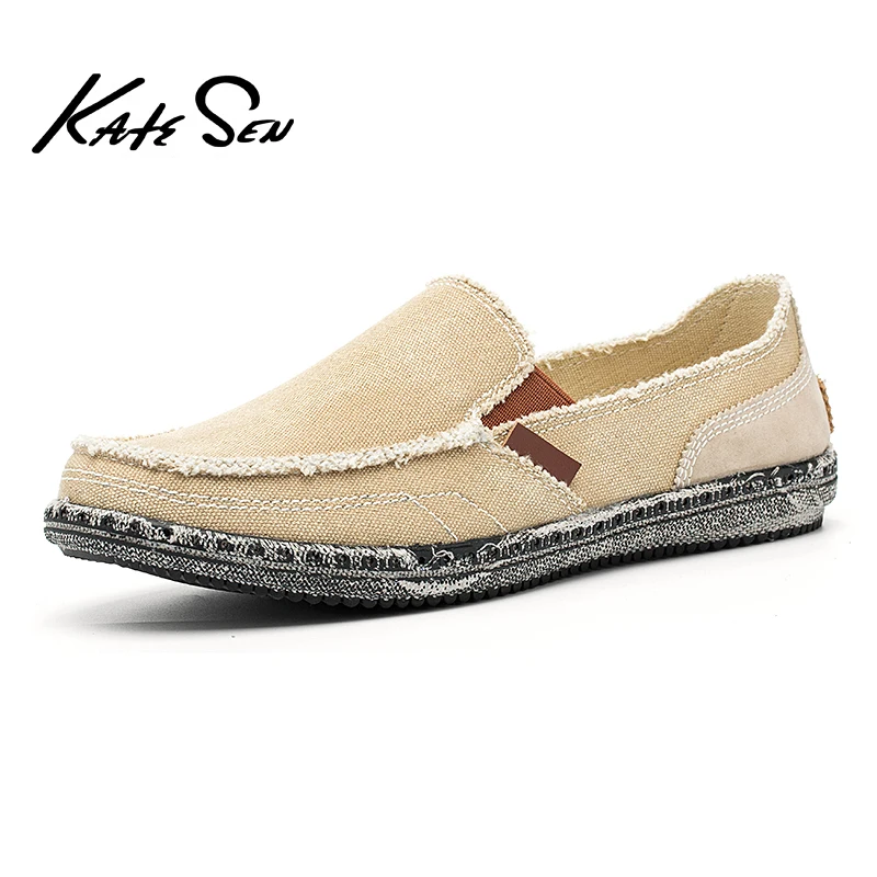 KATESEN 2019 summer breathable canvas men's shoes casual business men's shoes large size soft bottom wild loafers shoes
KATESEN 2019 summer breathable canvas men's shoes casual business men's shoes large size soft bottom wild loafers shoes