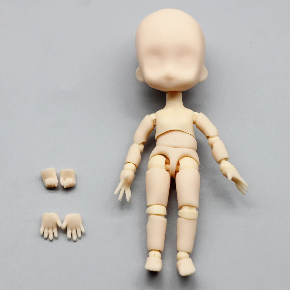 OB11 11 см 1/12 Bjd кукла телесного цвета подвижный макияж сделай сам с голым лицом