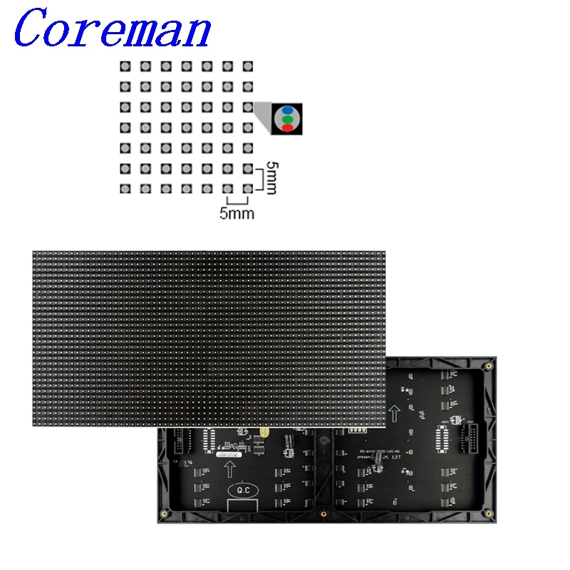 320X160mm P5 indoor led module 3528SMD full color rgb led panel 64x32 2121 SMD led module screen P2.5 P3 P4 P5 P6 P8 P10 P12 P16
320X160mm P5 indoor led module 3528SMD full color rgb led panel 64x32 2121 SMD led module screen P2.5 P3 P4 P5 P6 P8 P10 P12 P16