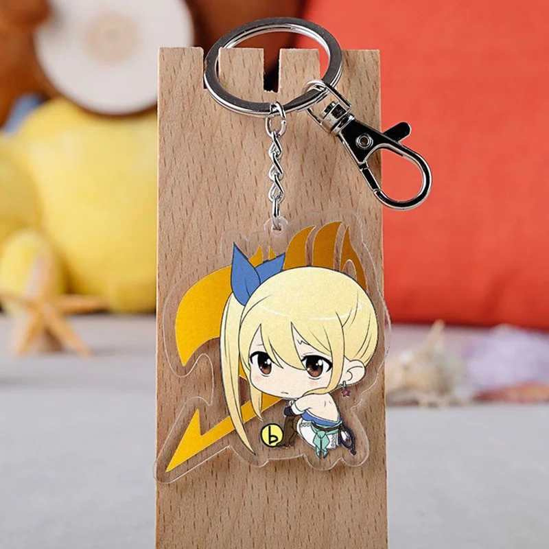 Fairy Tail Keychain Anime Character Double Sided Key Chain Acrylic Pendant Anime Accessories Cartoon Key Ring
Fairy Tail Keychain Anime Character Double Sided Key Chain Acrylic Pendant Anime Accessories Cartoon Key Ring