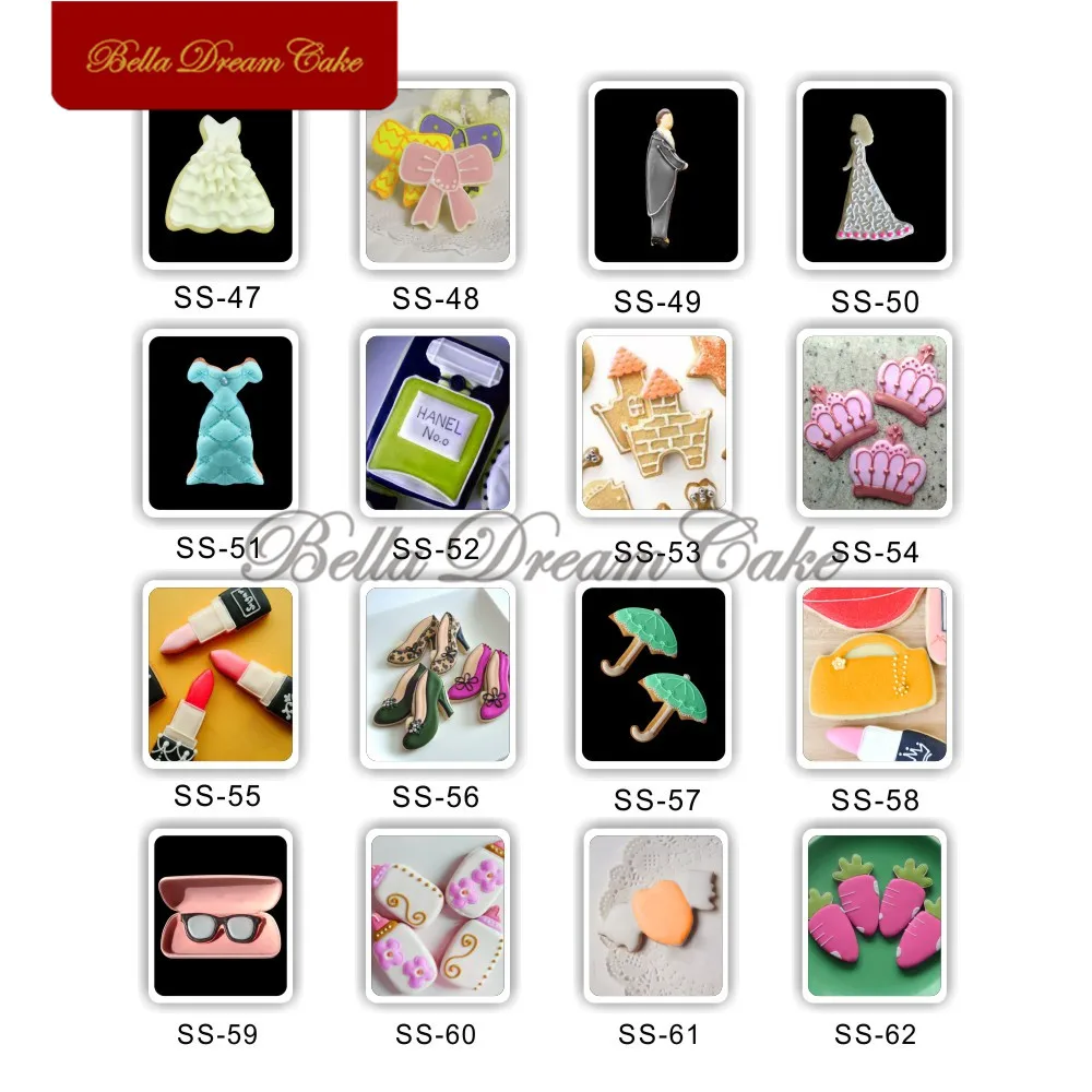 3d Bingkai Cermin Silikon Kue Mold Sugarcraft Fondant Cake