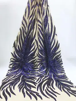 2019 Latest Nigerian Laces Fabrics High Quality Royal Blue African Laces Fabric for Wedding Dress French Tulle Lace with sequins
2019 Latest Nigerian Laces Fabrics High Quality Royal Blue African Laces Fabric for Wedding Dress French Tulle Lace with sequins