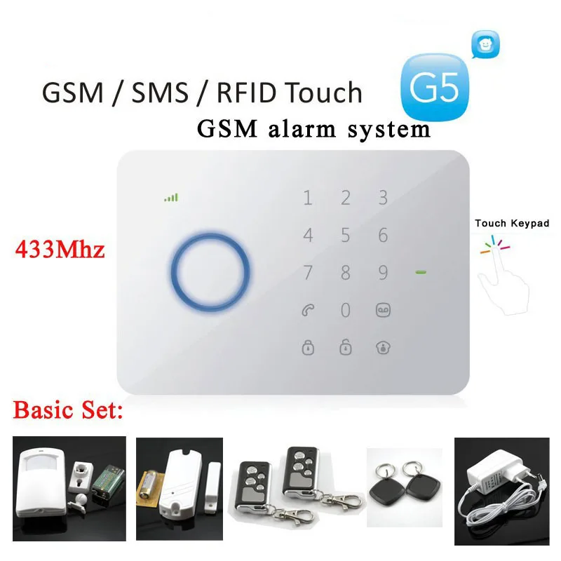 Hot sale 1 Set Smart Home device Wireless GSM alarm system wifi APP control Touch panel Self defense anti theft PIR door sensor
Hot sale 1 Set Smart Home device Wireless GSM alarm system wifi APP control Touch panel Self defense anti theft PIR door sensor