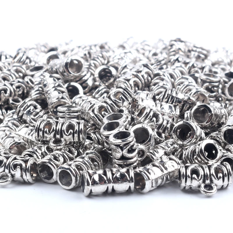 20pcs Antique Tibetan Silver Big Hole European Beads Connector Charms For Jewelry Making Findings Accessories
20pcs Antique Tibetan Silver Big Hole European Beads Connector Charms For Jewelry Making Findings Accessories
