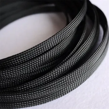 1 meters Black High quality 8mm Braid PET Expandable Sleeving High Density Sheathing Plaited Cable Sleeves DIY
1 meters Black High quality 8mm Braid PET Expandable Sleeving High Density Sheathing Plaited Cable Sleeves DIY